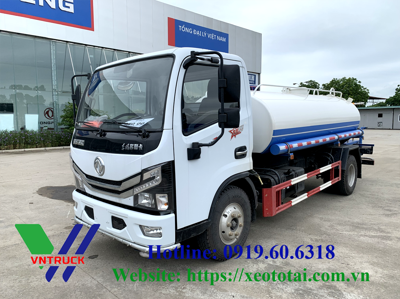 Xe Tưới Nước 5,3 Khối Dongfeng