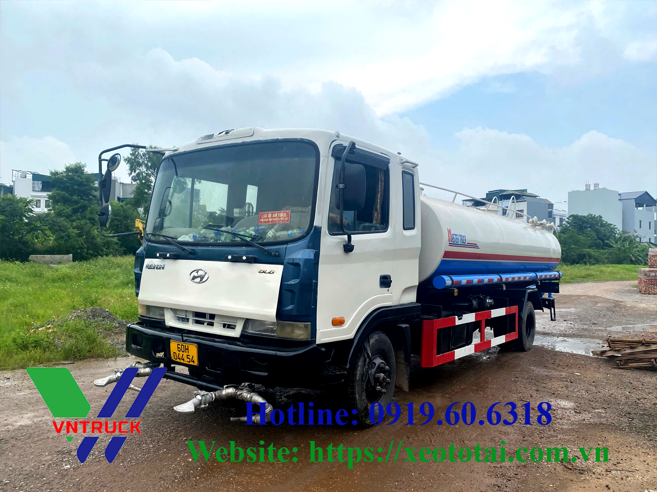 Xe Tưới Nước Cũ Cải Tạo 5 Khối