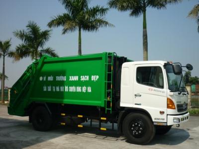 Xe cuốn ép rác