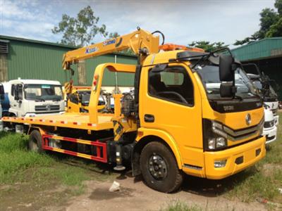 Xe cứu hộ giao thông sàn trượt 3 chức năng gắn cẩu 3,2 tấn
