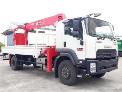 Xe tải ISUZU 8 tấn gắn cẩu Unic 3 tấn 5 đốt