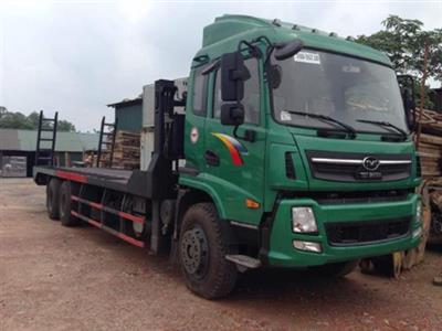 Xe nâng đầu chở máy công trình Cửu Long 3 chân 12 tấn