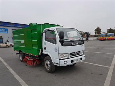 Xe quét rác rửa đường dongfeng 9 khối kết hợp
