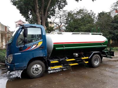 Xe téc phun nước rửa đường Thaco ollin 500b 5 khối