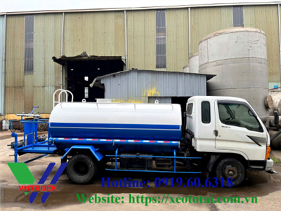 Xe Tưới Nước Huyndai Cải Tạo 9 Khối