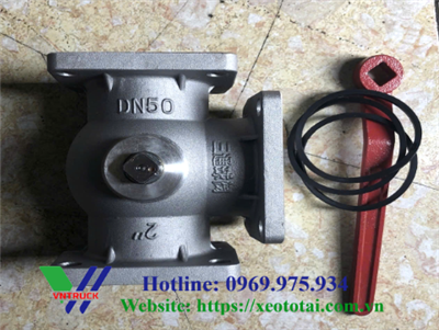 Van 3 Ngả DN50 Xe Phun Nước Rửa Đường